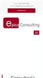 Mobile Screenshot of epicaconsulting.com